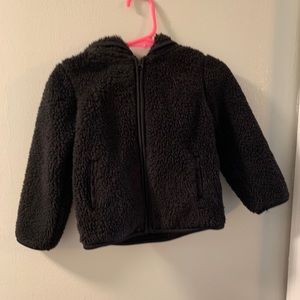 Black fleece jacket